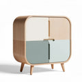 Wooden storage cabinet with two doors and modern design 80 x 40 x 80cm